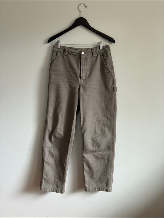 TNA Pants - TNA Women's Straight-Leg Trousers in Taupe